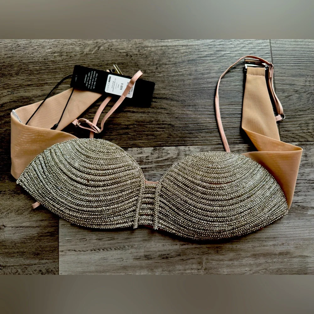 Crystal Rhinestone Bra🖤 - Picture 2 of 6